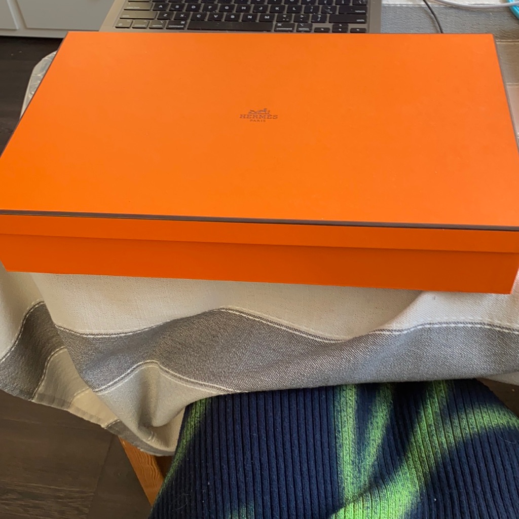Brand New Hermes Orange Box Gift Box